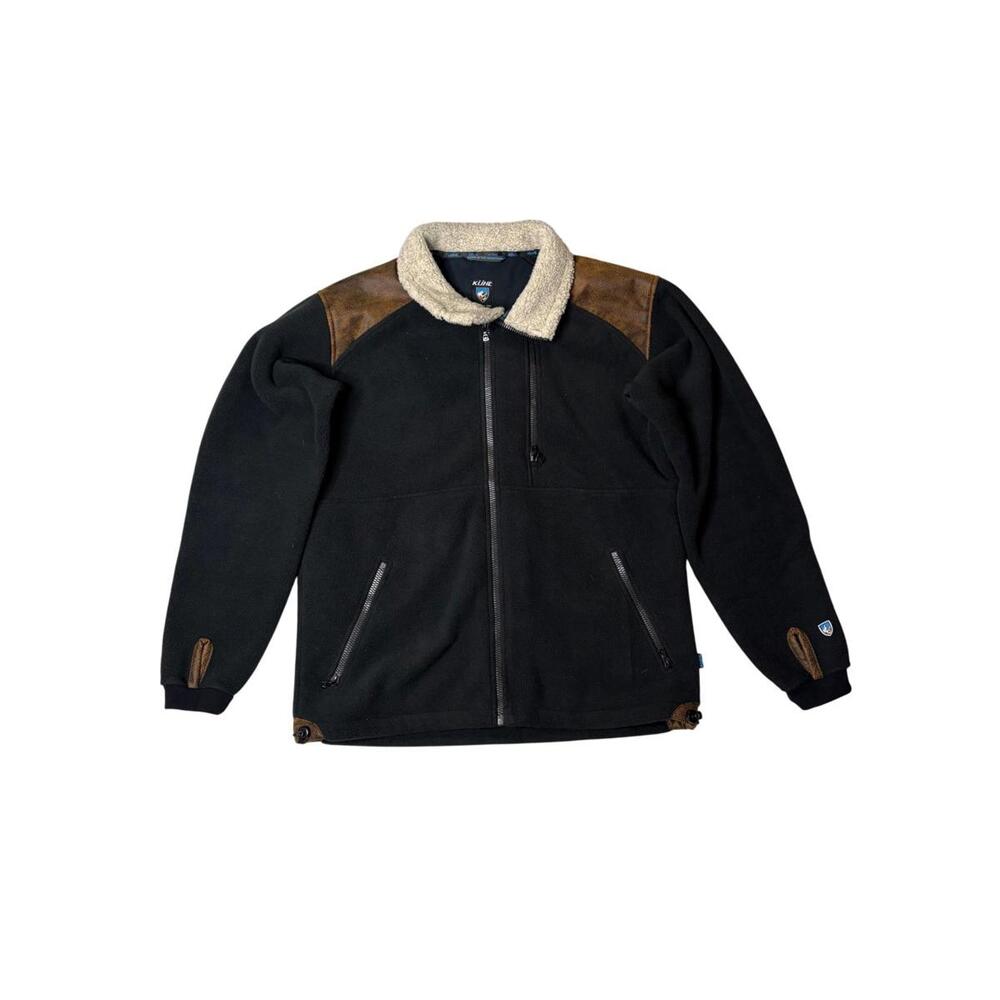 Kuhl Alpenwerxs Black Fleece Jacket Men's Small